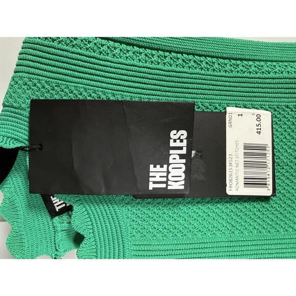 The Kooples Romantic Net Stitch Knit Midi Dress US Small / FR 1 NWT $415 - Picture 5 of 8